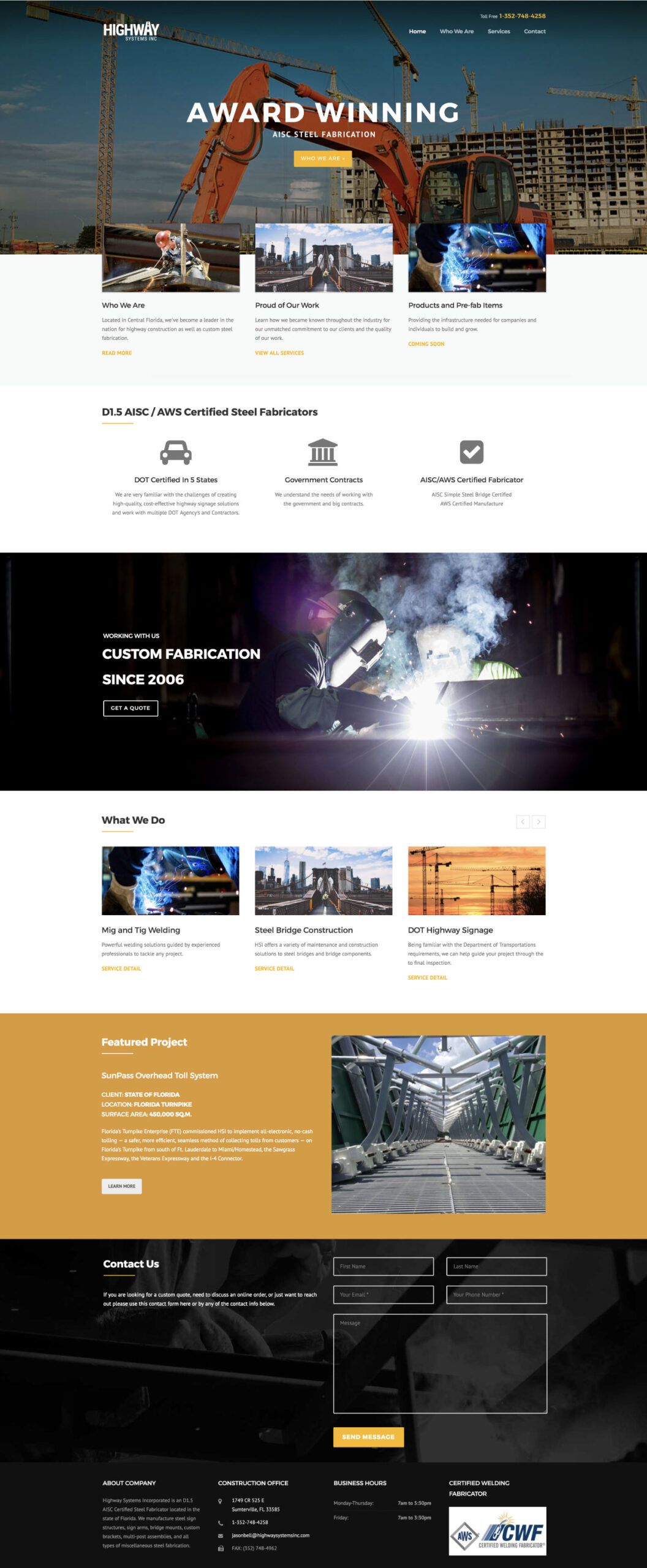 Highway Systems Inc Design