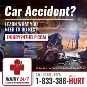 Injury 24/7 Social Media Marketing Image