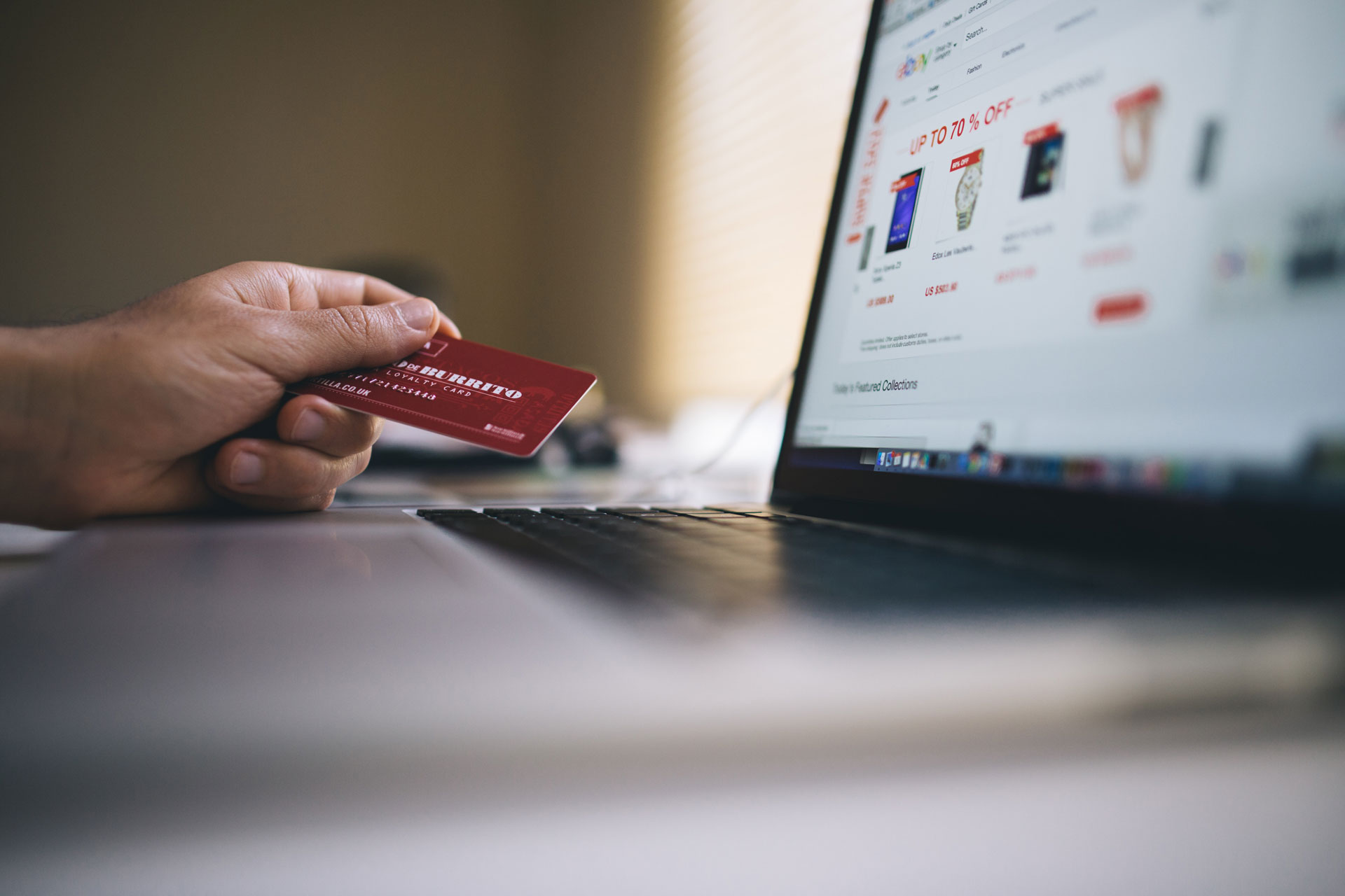 Credit Card and Computer