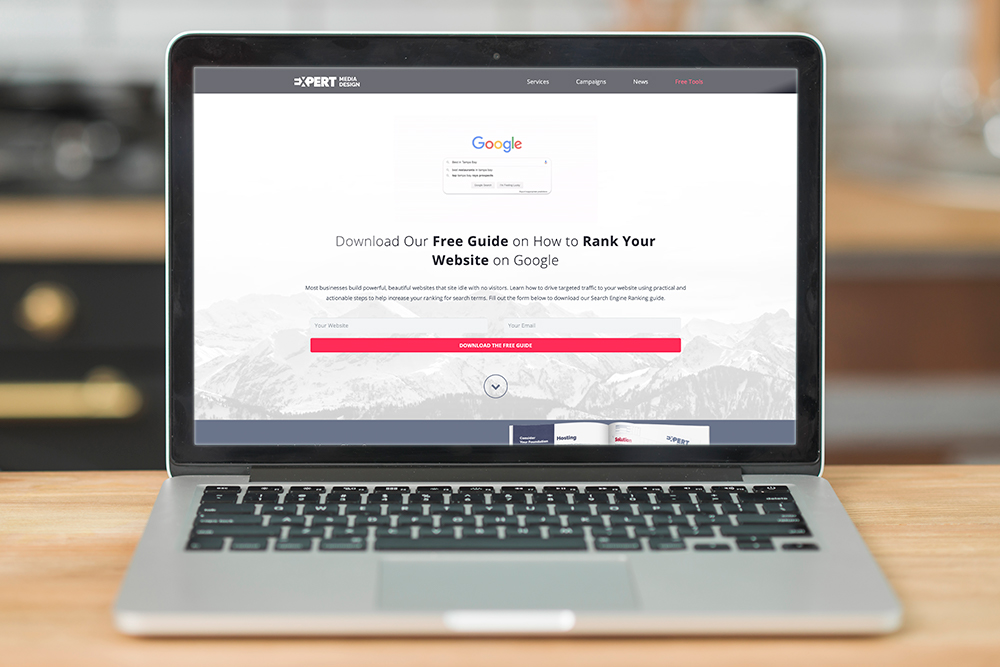 lead magnet landing page
