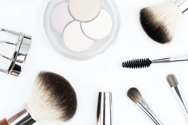 makeup and brushes