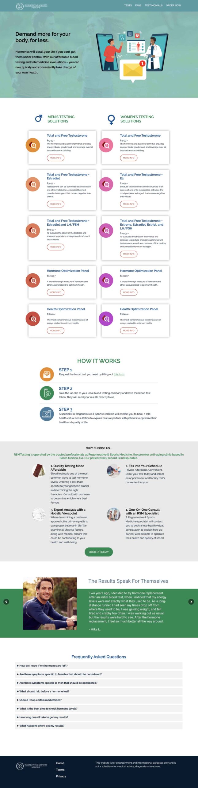 Your Hormones Matter website